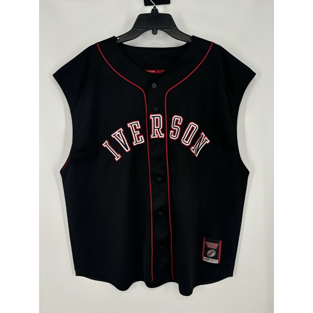 Reebok I3 Allen Iverson‎ AI Sleeveless Baseball Jersey Limited Edition Mens XL